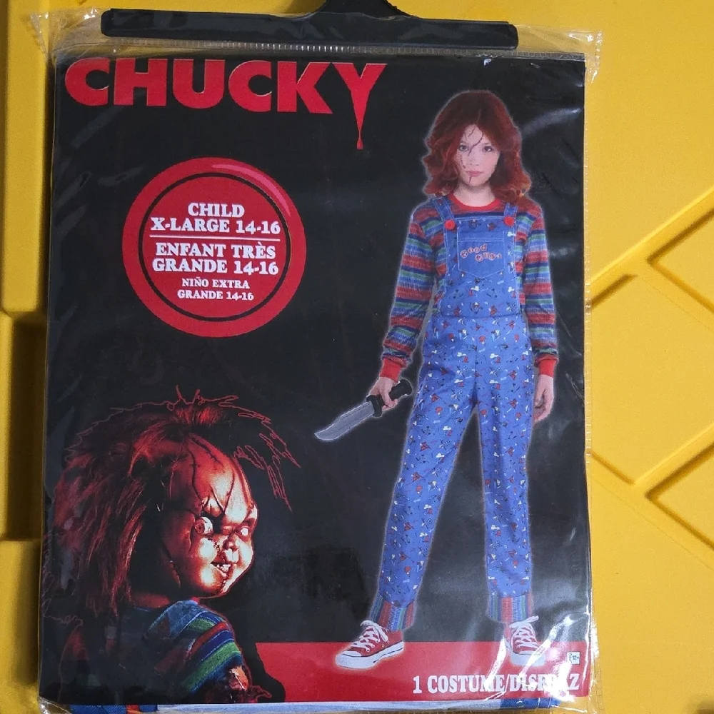 Chucky Kids Costume - Blue and Red